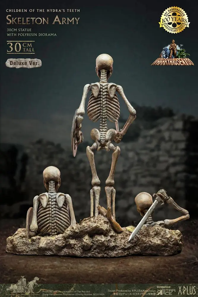 Jason and the Argonauts Gigantic Soft Vinyl kip Ray Harryhausens Skeleton Army (Children of the Hydra's Teeth) Deluxe Ver. 32 cm fotografija izdelka