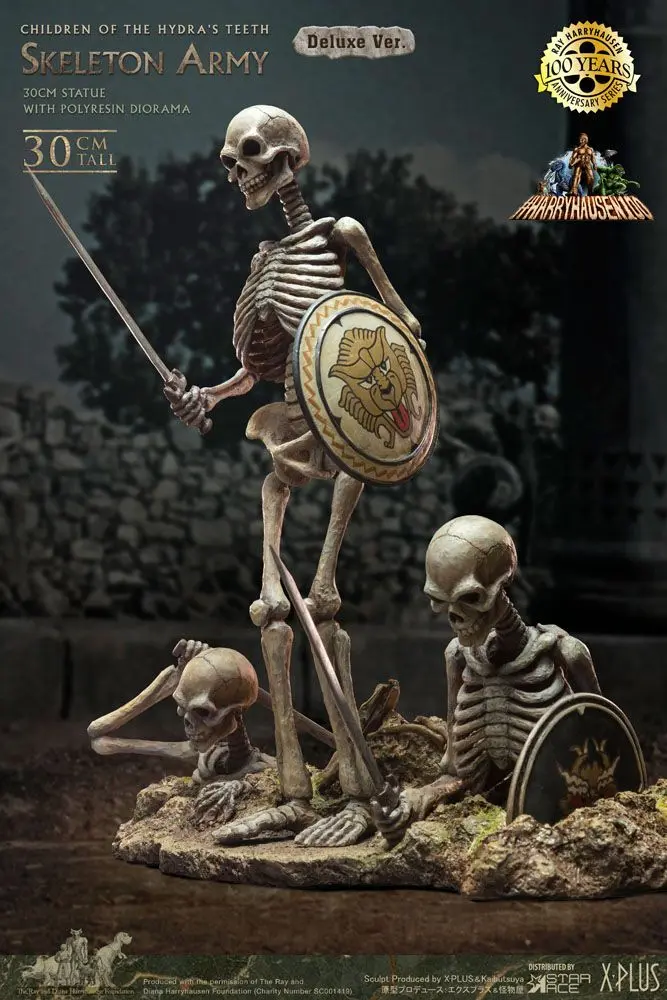 Jason and the Argonauts Gigantic Soft Vinyl kip Ray Harryhausens Skeleton Army (Children of the Hydra's Teeth) Deluxe Ver. 32 cm fotografija izdelka