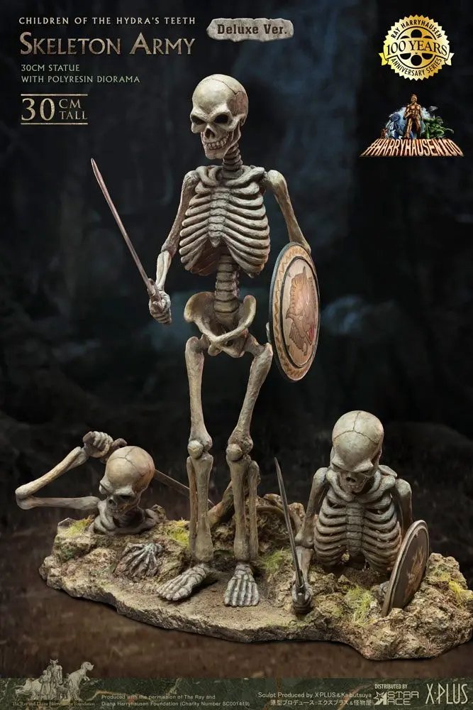 Jason and the Argonauts Gigantic Soft Vinyl kip Ray Harryhausens Skeleton Army (Children of the Hydra's Teeth) Deluxe Ver. 32 cm fotografija izdelka