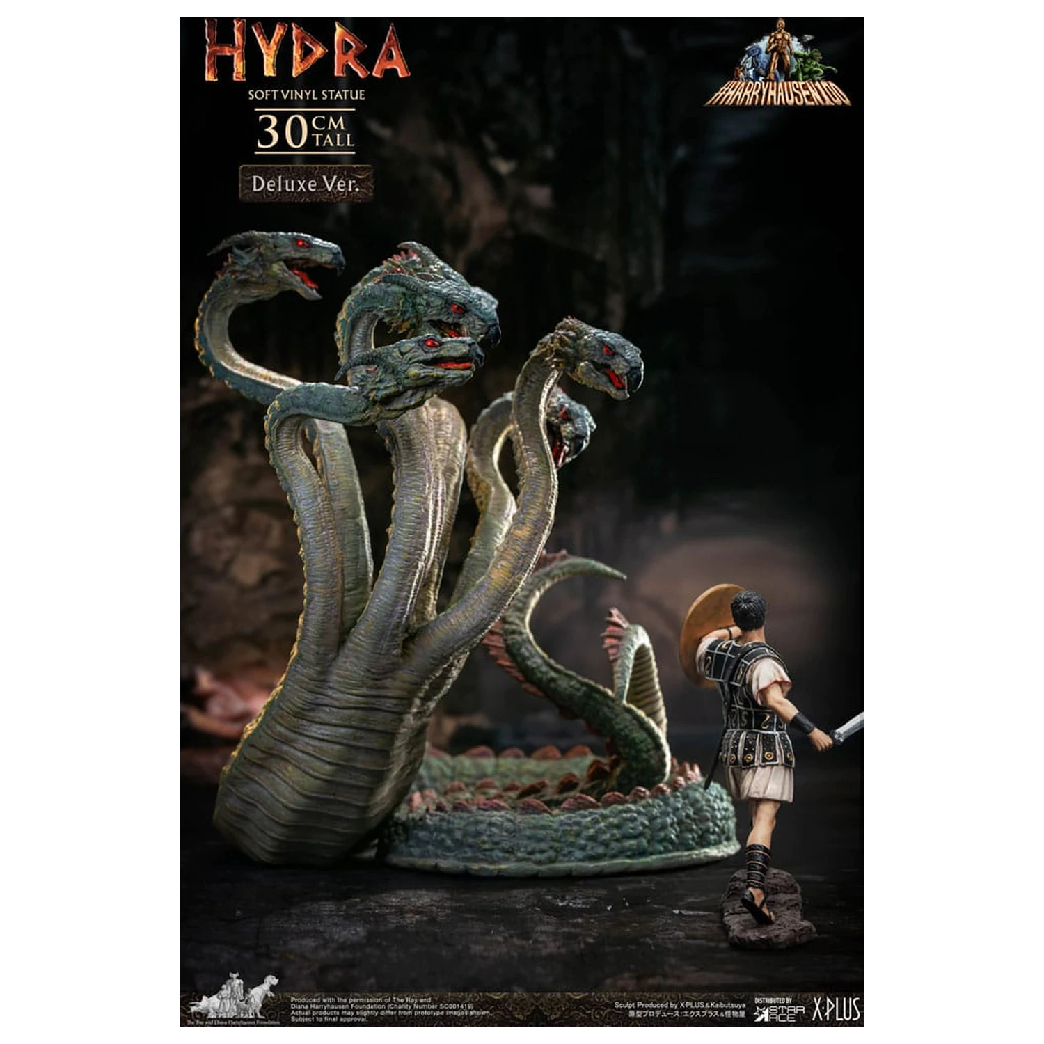Jason and the Argonauts mehka vinilna statua Hydra Deluxe verzija 30 cm fotografija izdelka