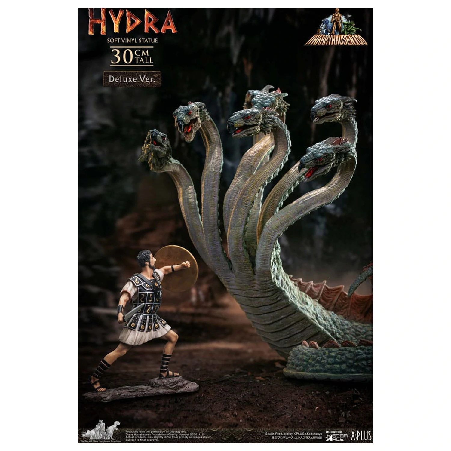 Jason and the Argonauts mehka vinilna statua Hydra Deluxe verzija 30 cm fotografija izdelka