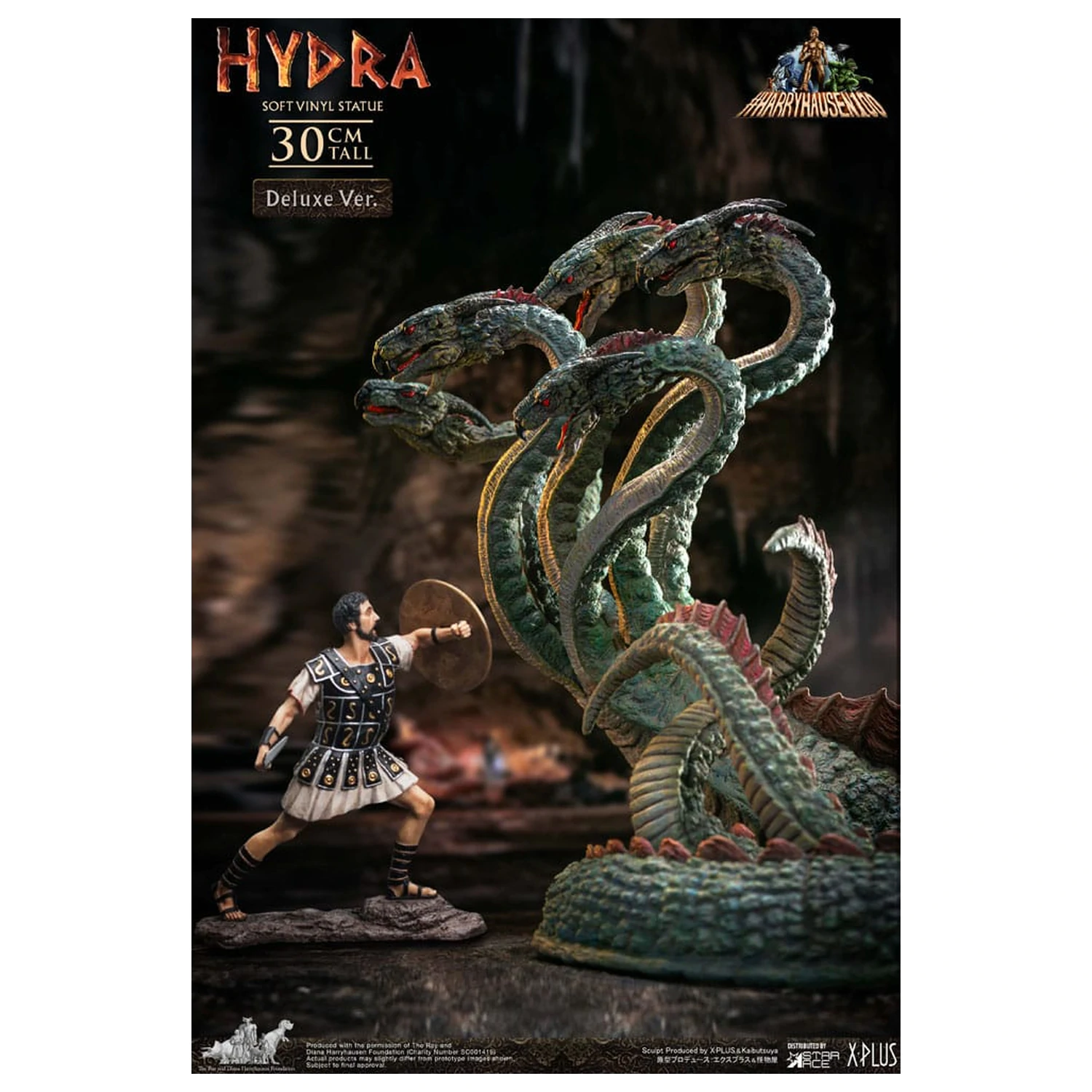 Jason and the Argonauts mehka vinilna statua Hydra Deluxe verzija 30 cm fotografija izdelka