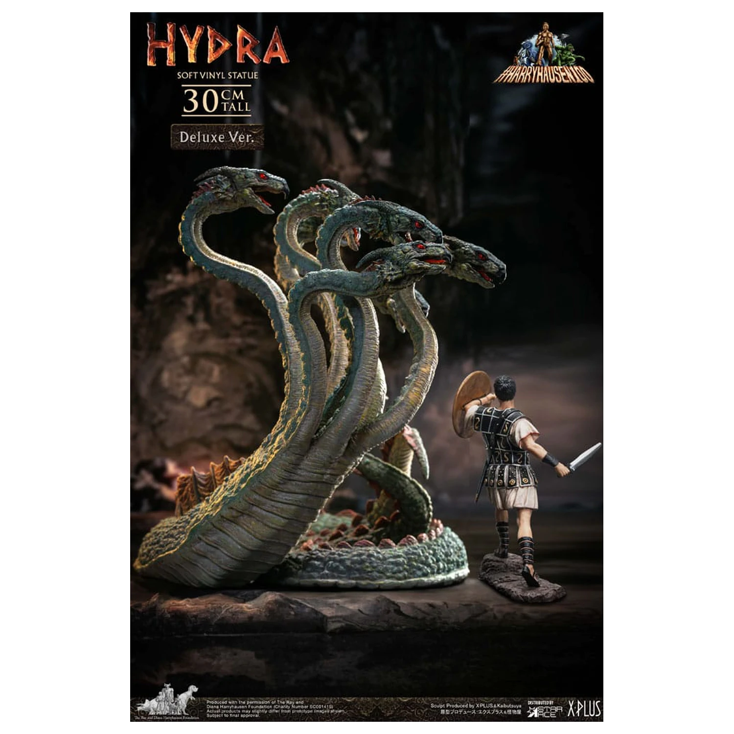 Jason and the Argonauts mehka vinilna statua Hydra Deluxe verzija 30 cm fotografija izdelka