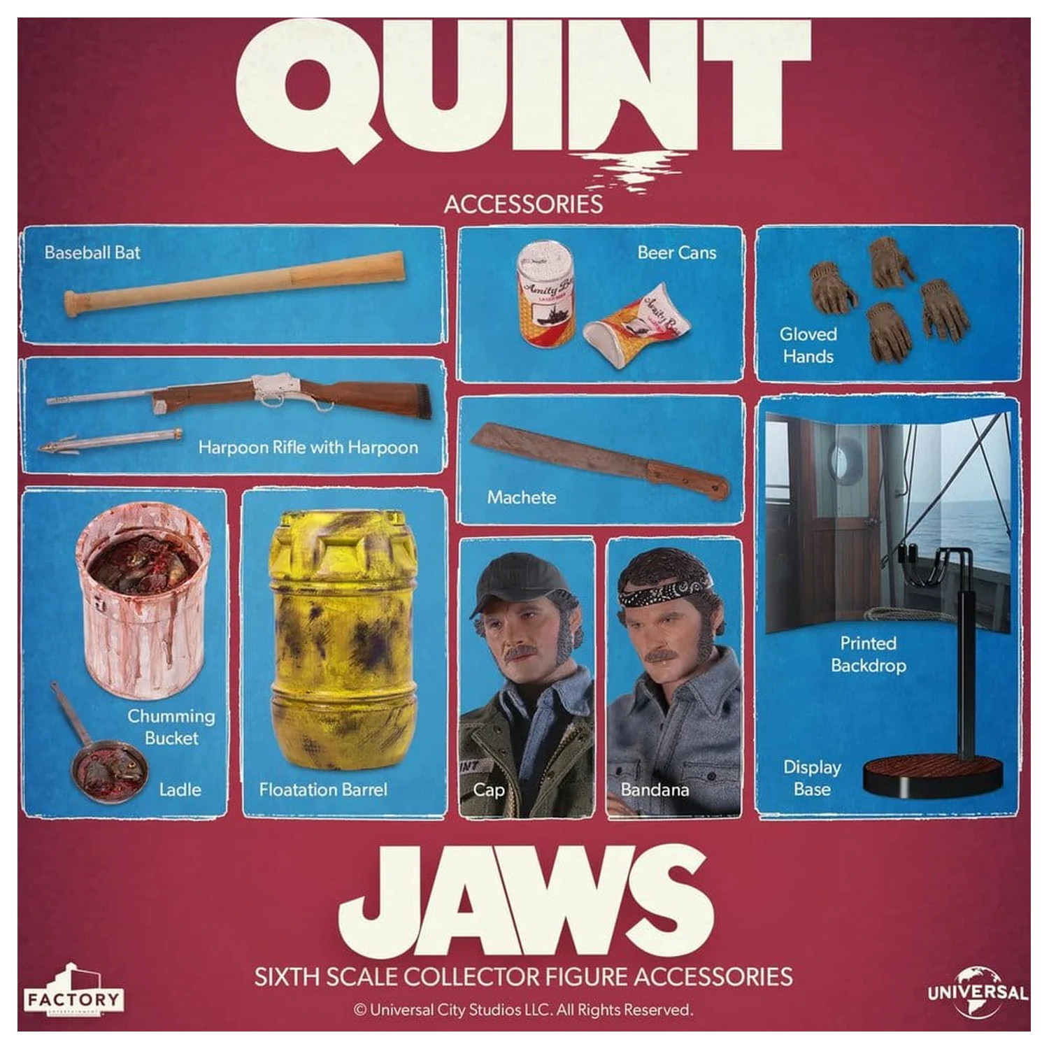 Jaws Akcijska figura 1/6 Quint 30 cm fotografija izdelka