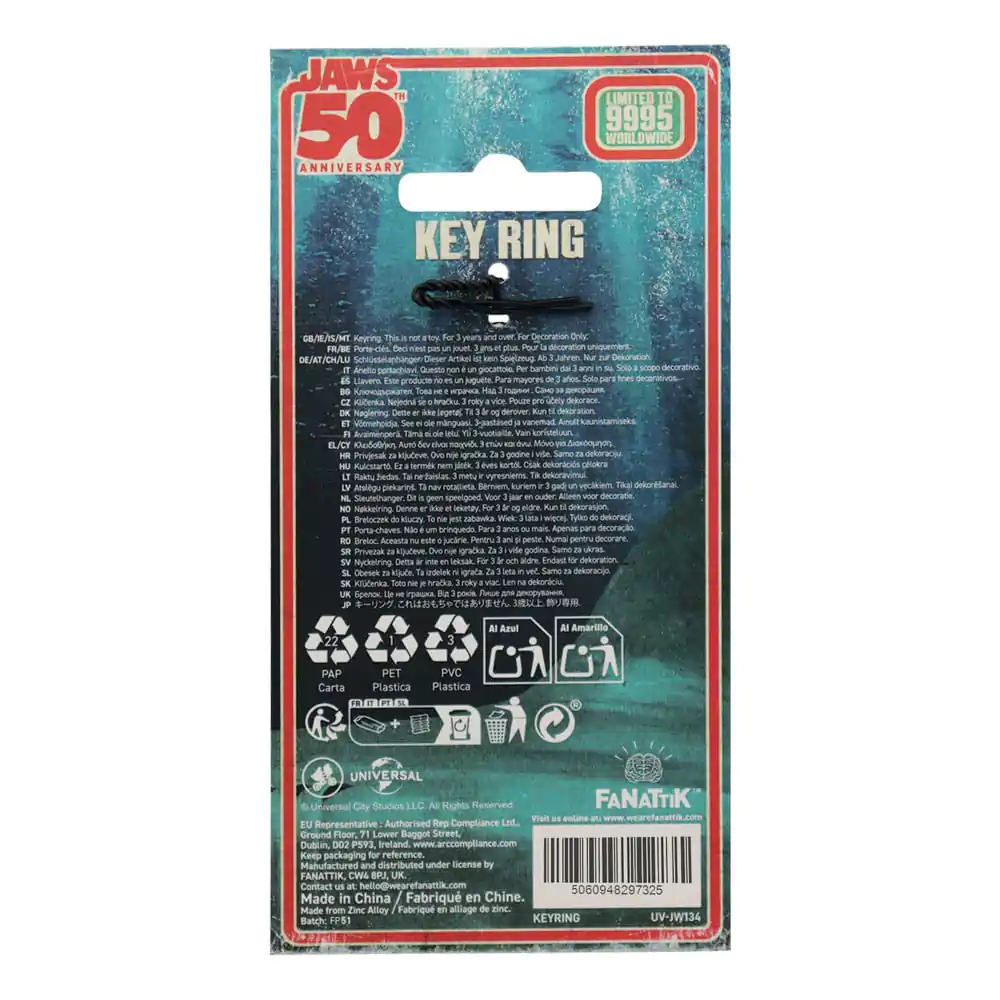 Jaws Keychain 50th Anniversary Regatta Boat Tour Limited Edition obesek za ključe fotografija izdelka