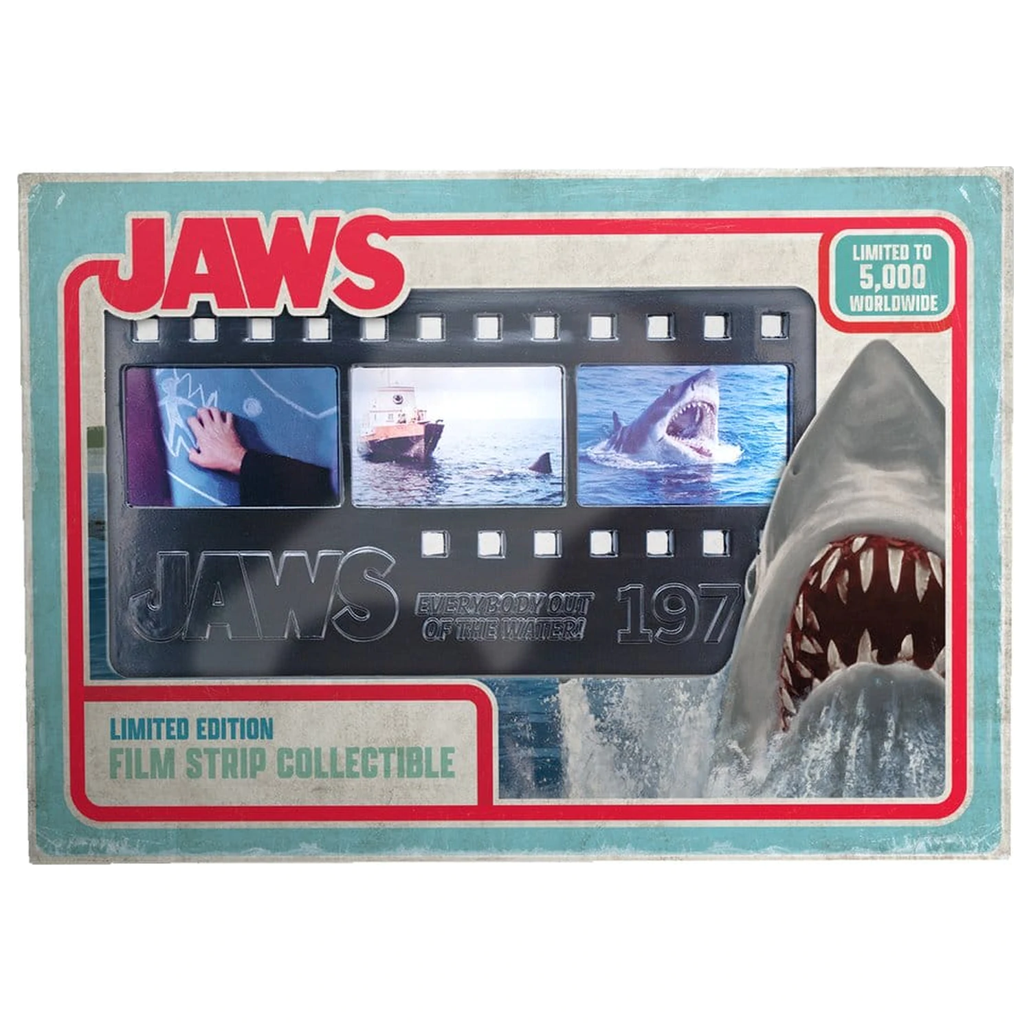 Jaws Ingot kovinski filmski trak zbirateljska omejena izdaja fotografija izdelka