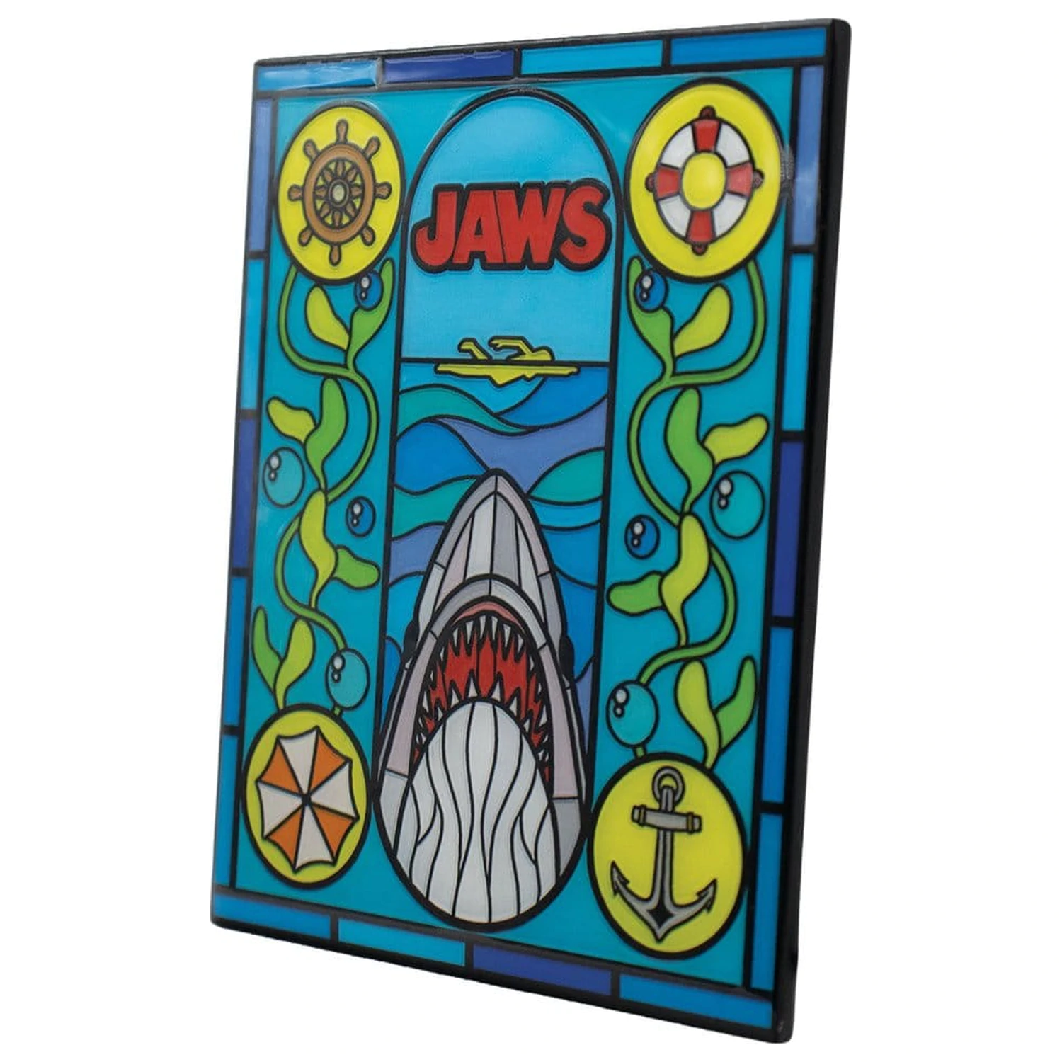 Jaws Ingot Steklo v stilu vitraža Omejena izdaja fotografija izdelka