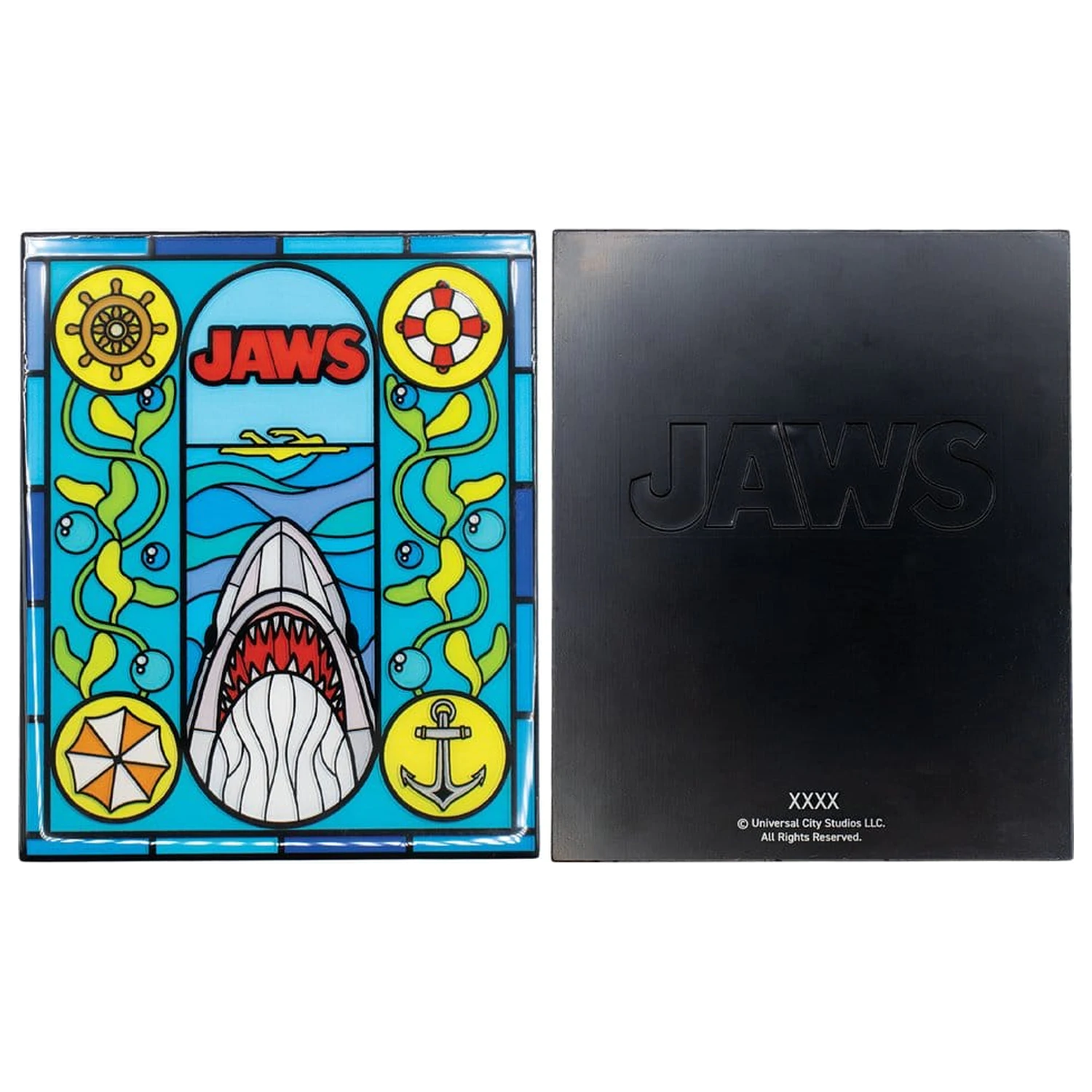 Jaws Ingot Steklo v stilu vitraža Omejena izdaja fotografija izdelka