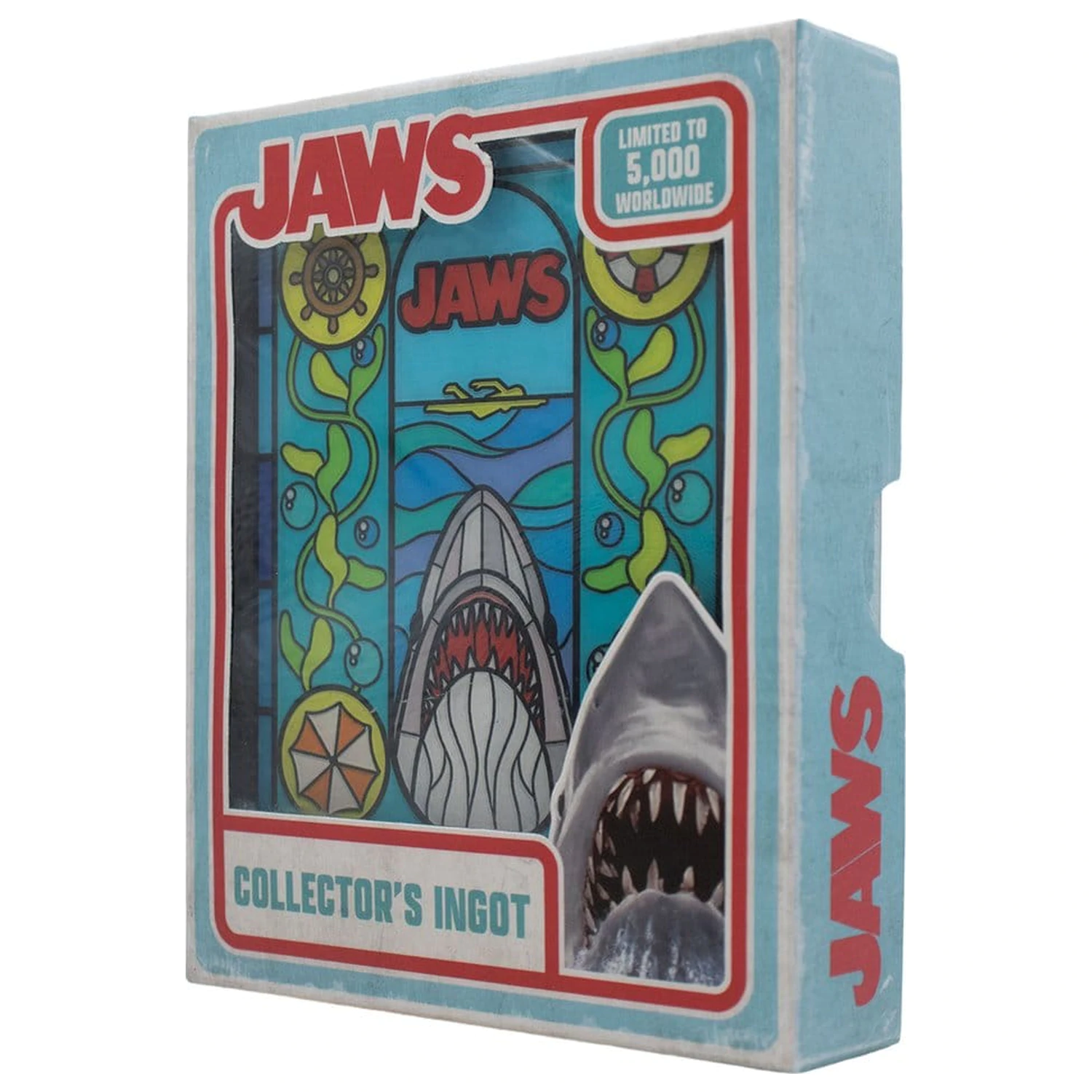 Jaws Ingot Steklo v stilu vitraža Omejena izdaja fotografija izdelka
