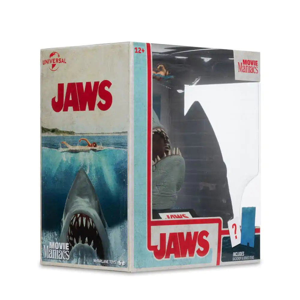 Jaws Movie Maniacs PVC Kip Jaws (50th Anniversary) 16 cm fotografija izdelka
