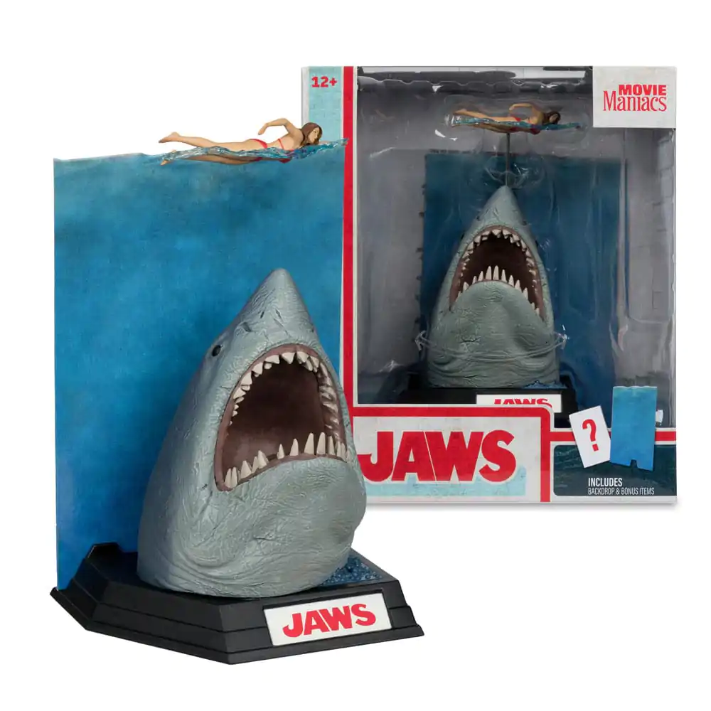 Jaws Movie Maniacs PVC Kip Jaws (50th Anniversary) 16 cm fotografija izdelka