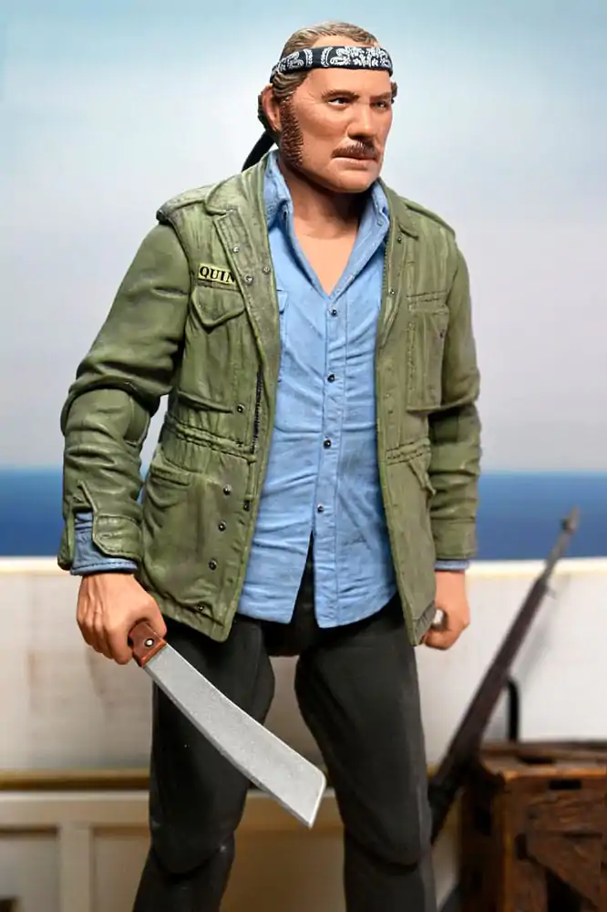 Jaws Action Figure Ultimate Sam Quint 50th Anniversary Figura 18 cm fotografija izdelka