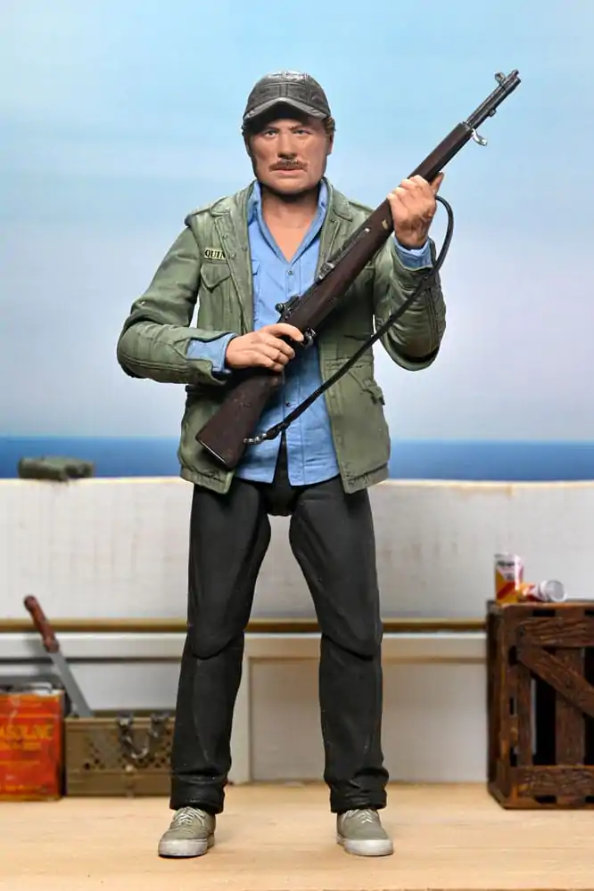 Jaws Action Figure Ultimate Sam Quint 50th Anniversary Figura 18 cm fotografija izdelka