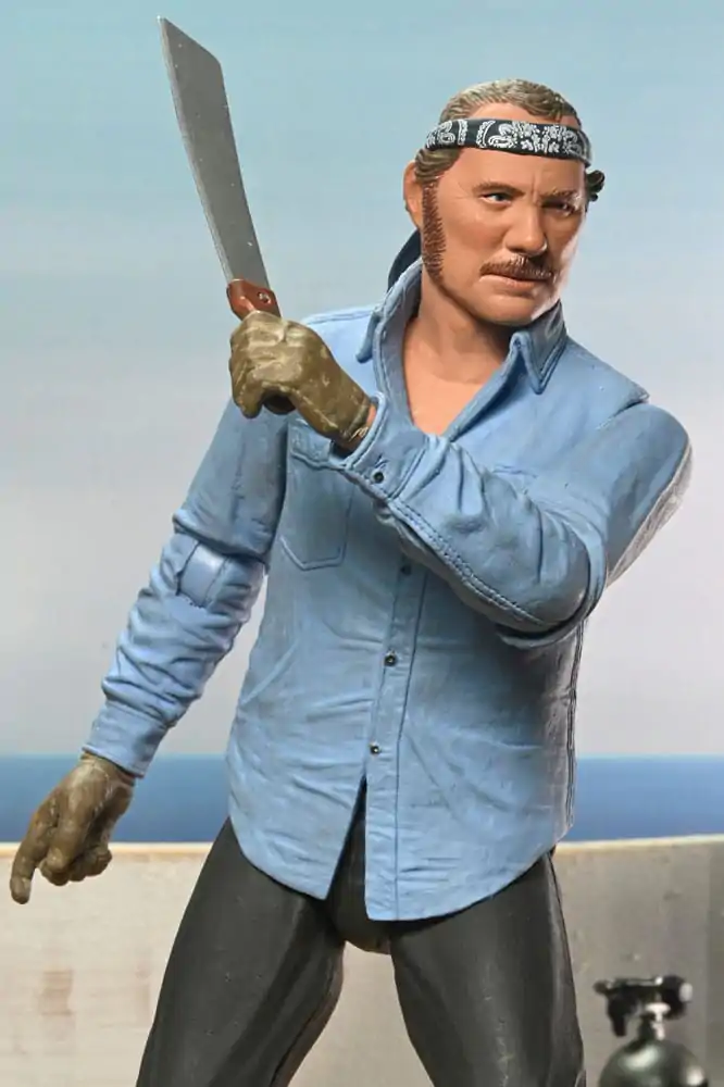 Jaws Action Figure Ultimate Sam Quint 50th Anniversary Figura 18 cm fotografija izdelka