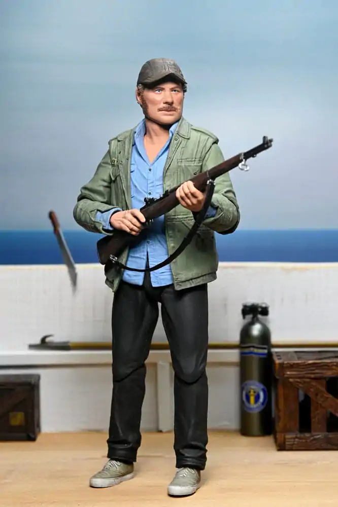 Jaws Action Figure Ultimate Sam Quint 50th Anniversary Figura 18 cm fotografija izdelka