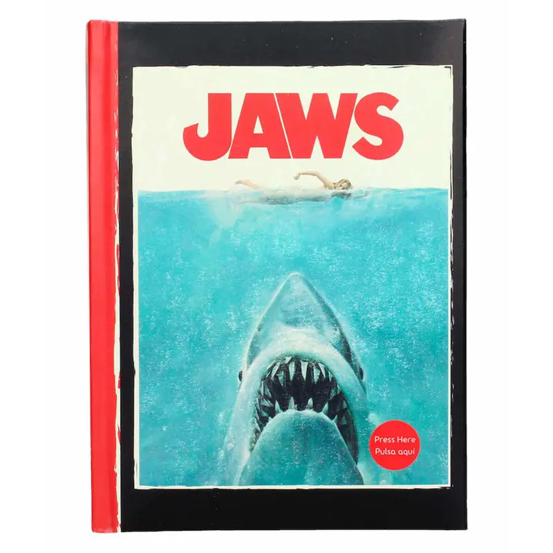 Jaws Notebook z Light Poster fotografija izdelka