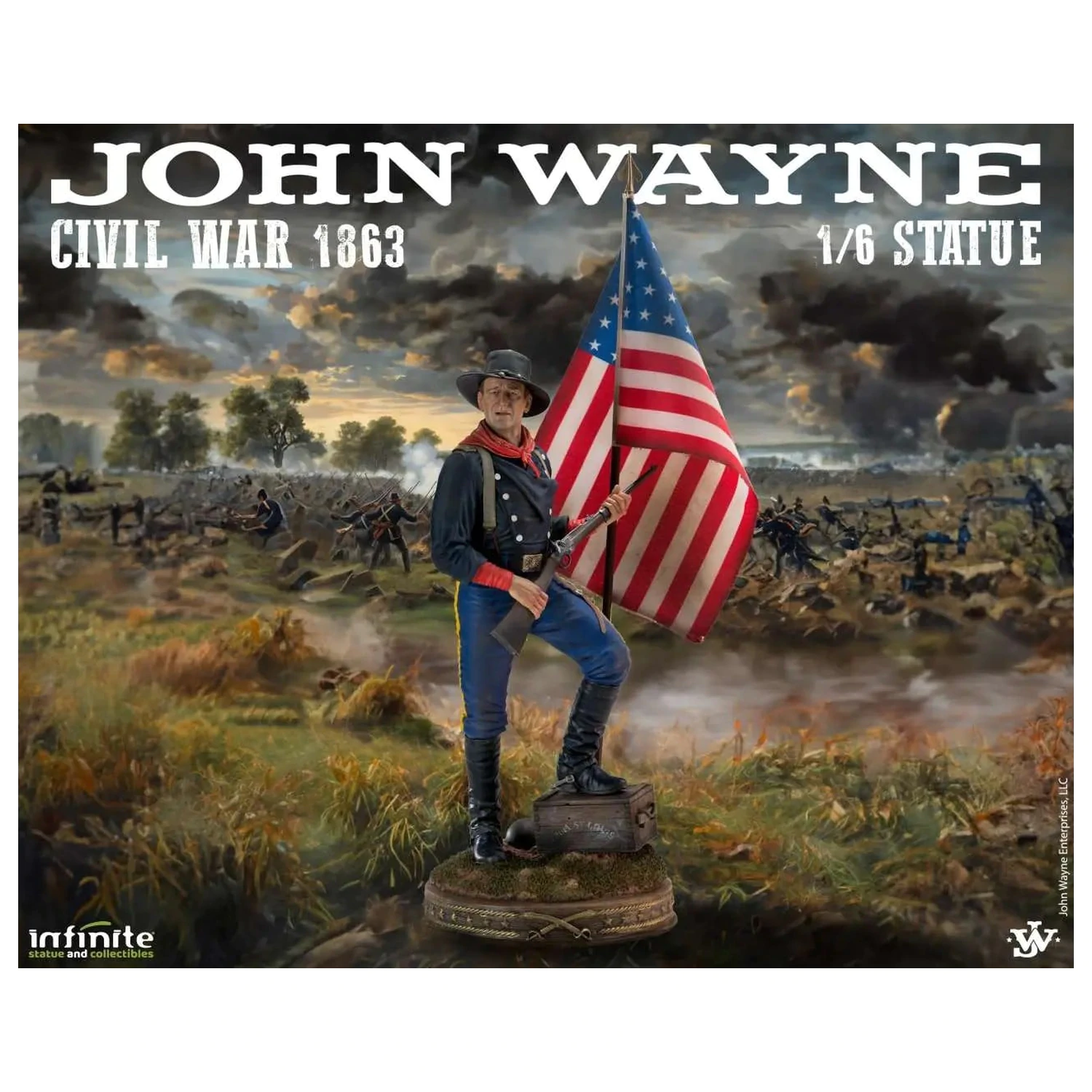 John Wayne Civil War 1863 Kip 1/6 48cm fotografija izdelka