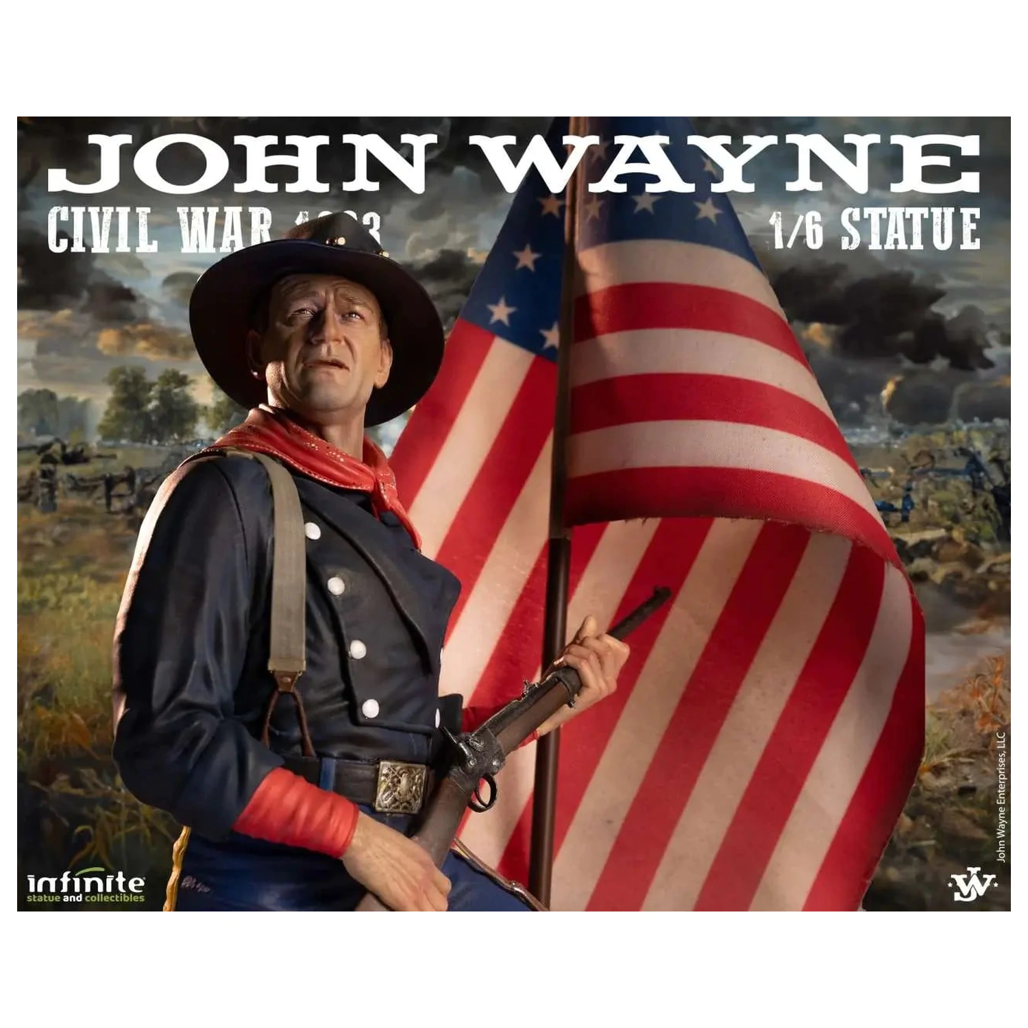 John Wayne Civil War 1863 Kip 1/6 48cm fotografija izdelka