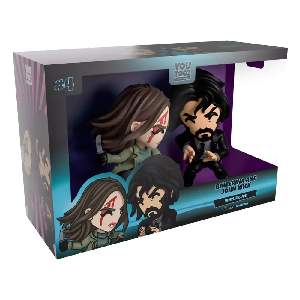 John Wick: Ballerina Vinilne figure 2-paket Ballerina & John Wick 11 cm fotografija izdelka