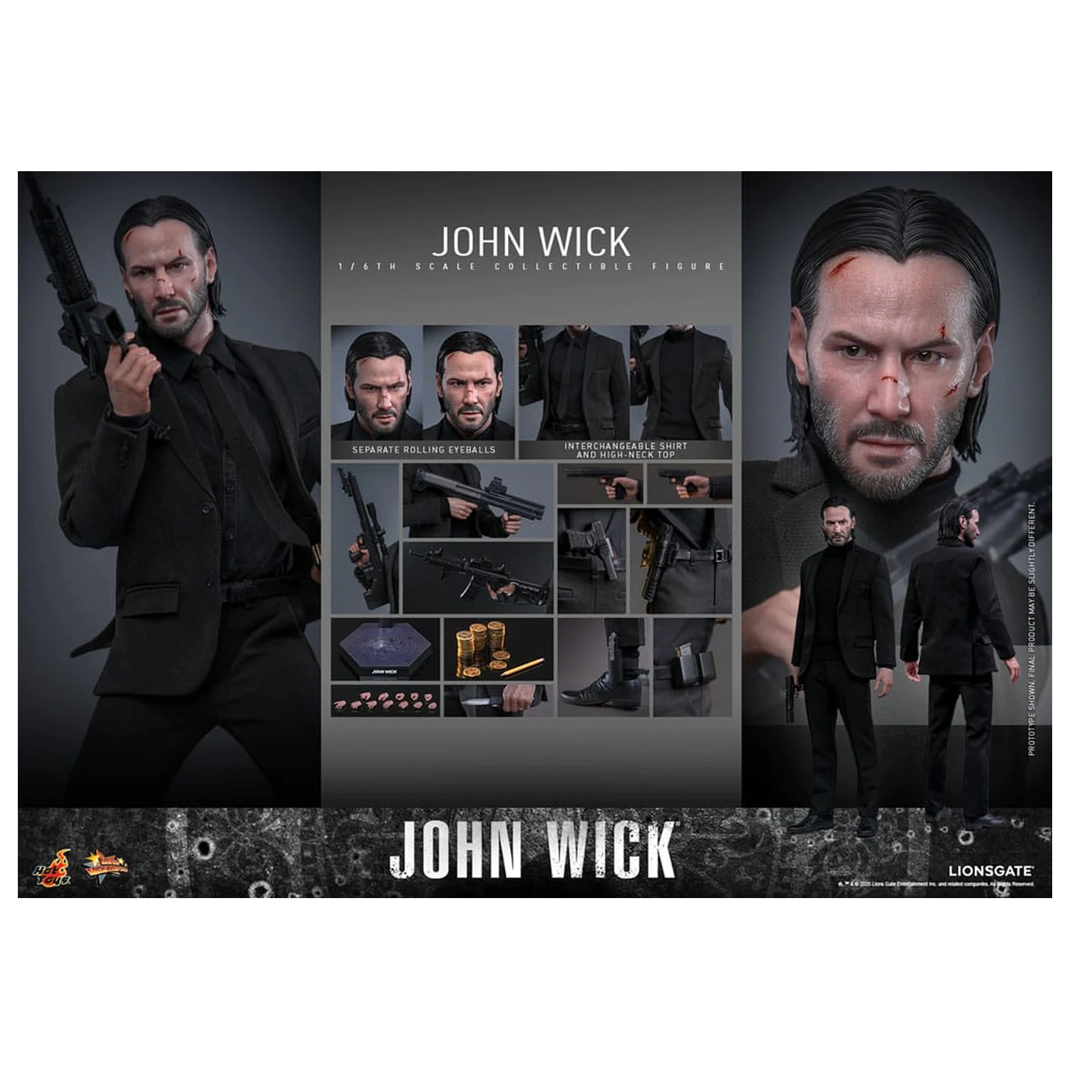 John Wick filmska mojstrovina akcijska figura 1/6 John Wick 31 cm fotografija izdelka