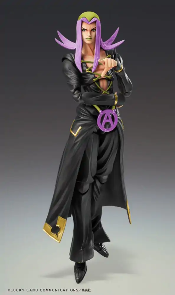 JoJo&#039;s Bizarre Adventure Part 5 Super Action Akcijska figura Chozokado Leone Abbacchio Black Ver. 16 cm fotografija izdelka