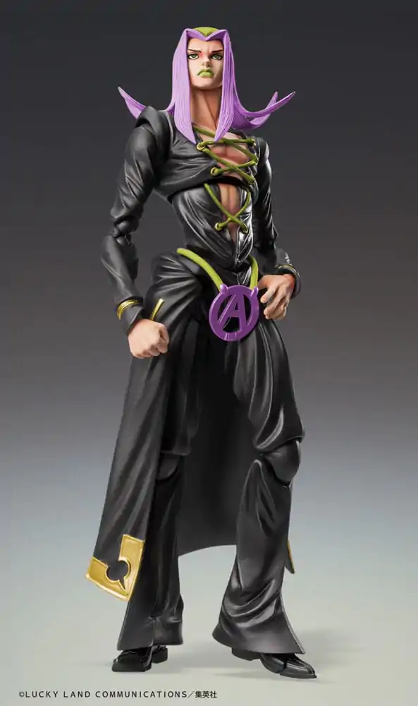 JoJo&#039;s Bizarre Adventure Part 5 Super Action Akcijska figura Chozokado Leone Abbacchio Black Ver. 16 cm fotografija izdelka