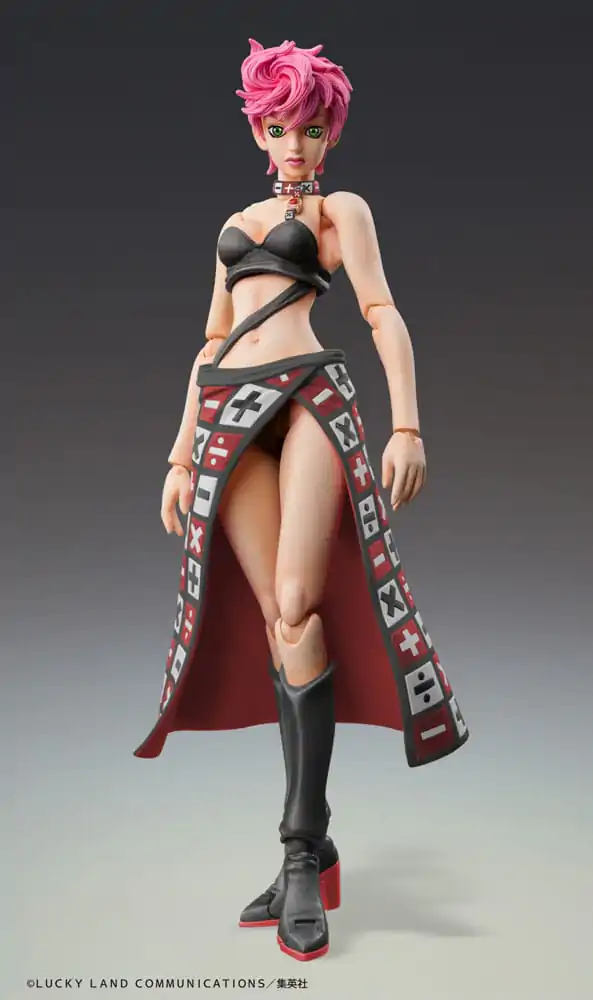 JoJo&#039;s Bizarre Adventure Part 5 Super Action akcijska figura Chozokado Trish Una Black Ver. 15 cm fotografija izdelka