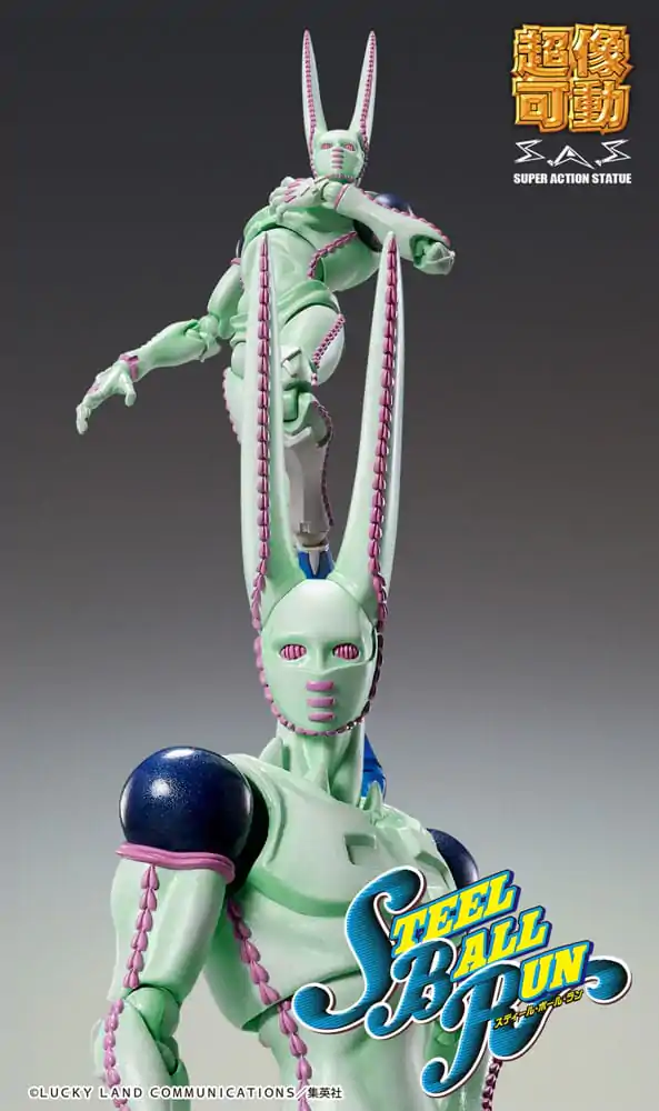 JoJo&#039;s Bizarre Adventure Part7 Steel Ball Run Super Action akcijska figura Chozokado D4C Second 20 cm fotografija izdelka