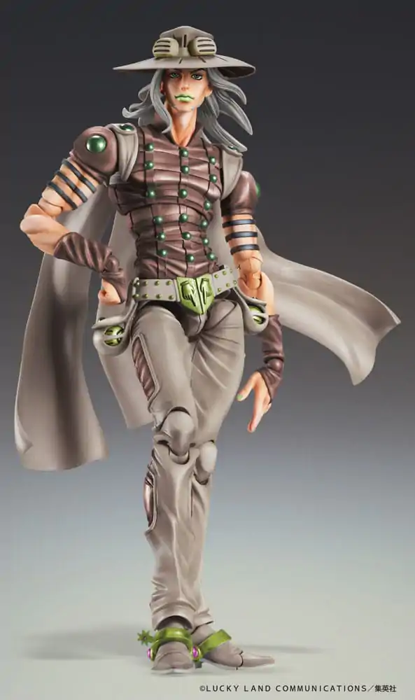 JoJo's Bizarre Adventure Part7 Steel Ball Run Super Action akcijska figura Chozokado Gyro Zeppeli Third 16 cm fotografija izdelka