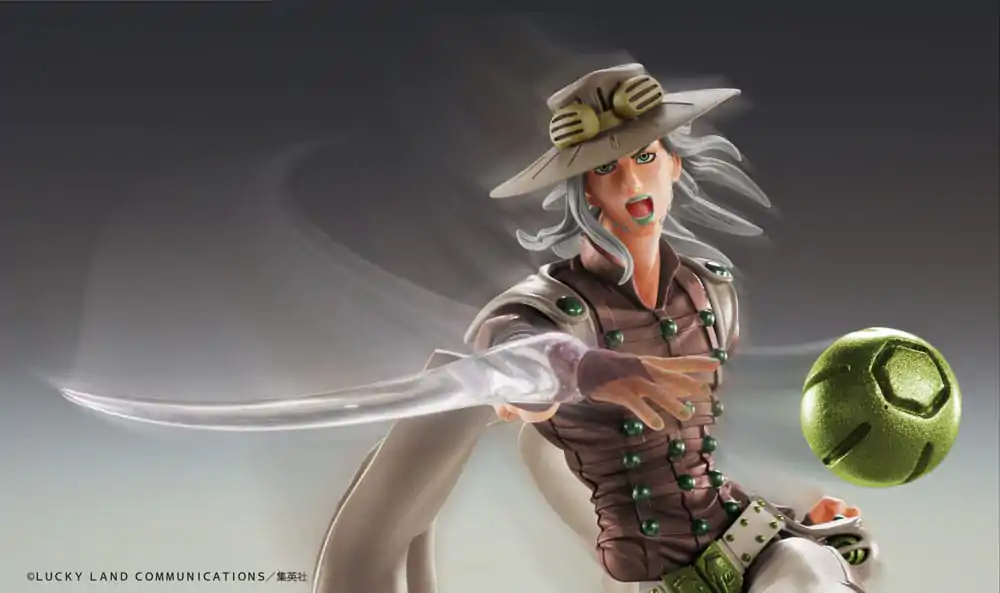 JoJo's Bizarre Adventure Part7 Steel Ball Run Super Action akcijska figura Chozokado Gyro Zeppeli Third 16 cm fotografija izdelka