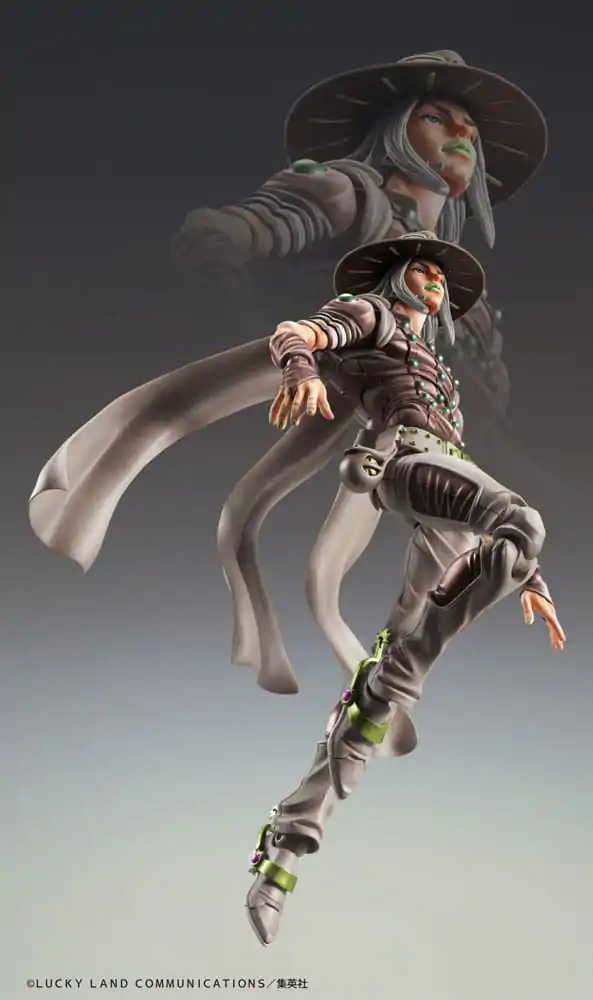 JoJo's Bizarre Adventure Part7 Steel Ball Run Super Action akcijska figura Chozokado Gyro Zeppeli Third 16 cm fotografija izdelka