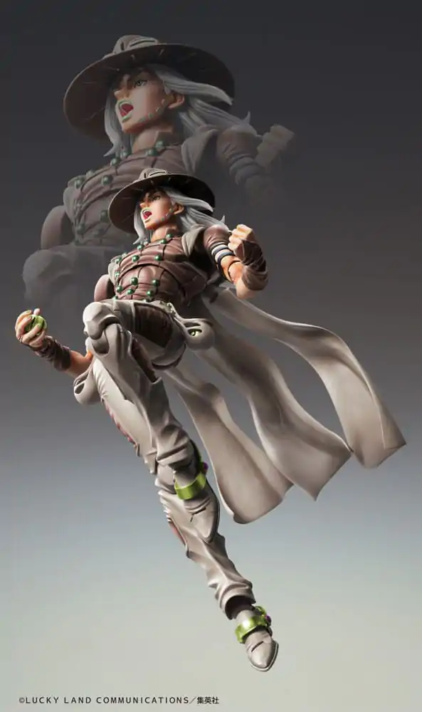JoJo's Bizarre Adventure Part7 Steel Ball Run Super Action akcijska figura Chozokado Gyro Zeppeli Third 16 cm fotografija izdelka