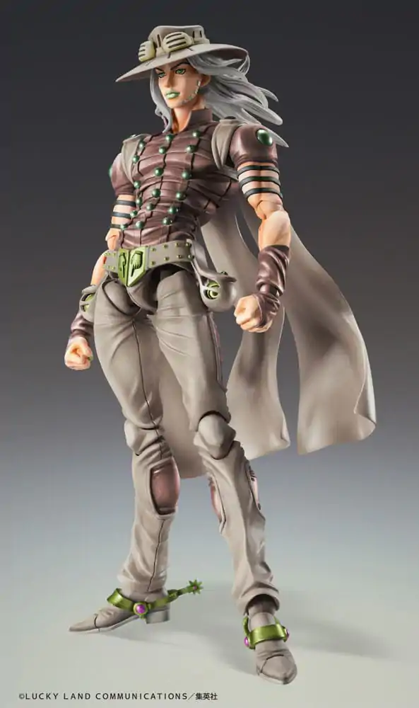 JoJo's Bizarre Adventure Part7 Steel Ball Run Super Action akcijska figura Chozokado Gyro Zeppeli Third 16 cm fotografija izdelka