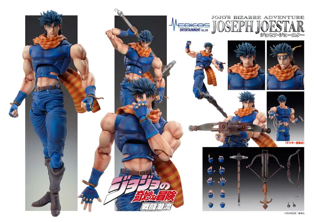 JoJo's Bizarre Adventure Battle Tendency Akcijska figura Chozokado (Joseph Joestar) 16 cm (ponatis) fotografija izdelka