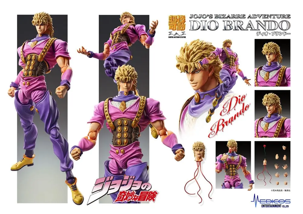 JoJo's Bizarre Adventure PVC kip Chozokado Dio Brando (3rd-run) 17 cm fotografija izdelka