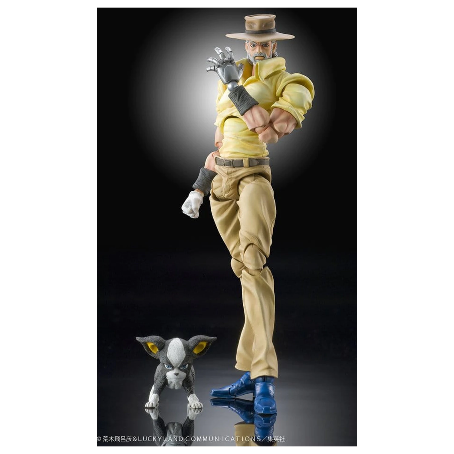 JoJo's Bizarre Adventure Chozokado PVC figure, 2-paket Joseph Joestar & Iggy fotografija izdelka