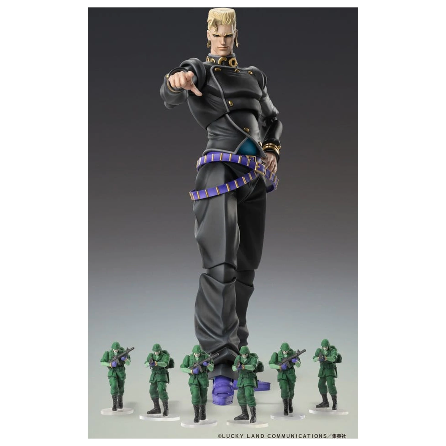 JoJo's Bizarre Adventure: Diamond Is Unbreakable Akcijska figura Chozokado Keicho Nijimura & Bad Company 17 cm fotografija izdelka