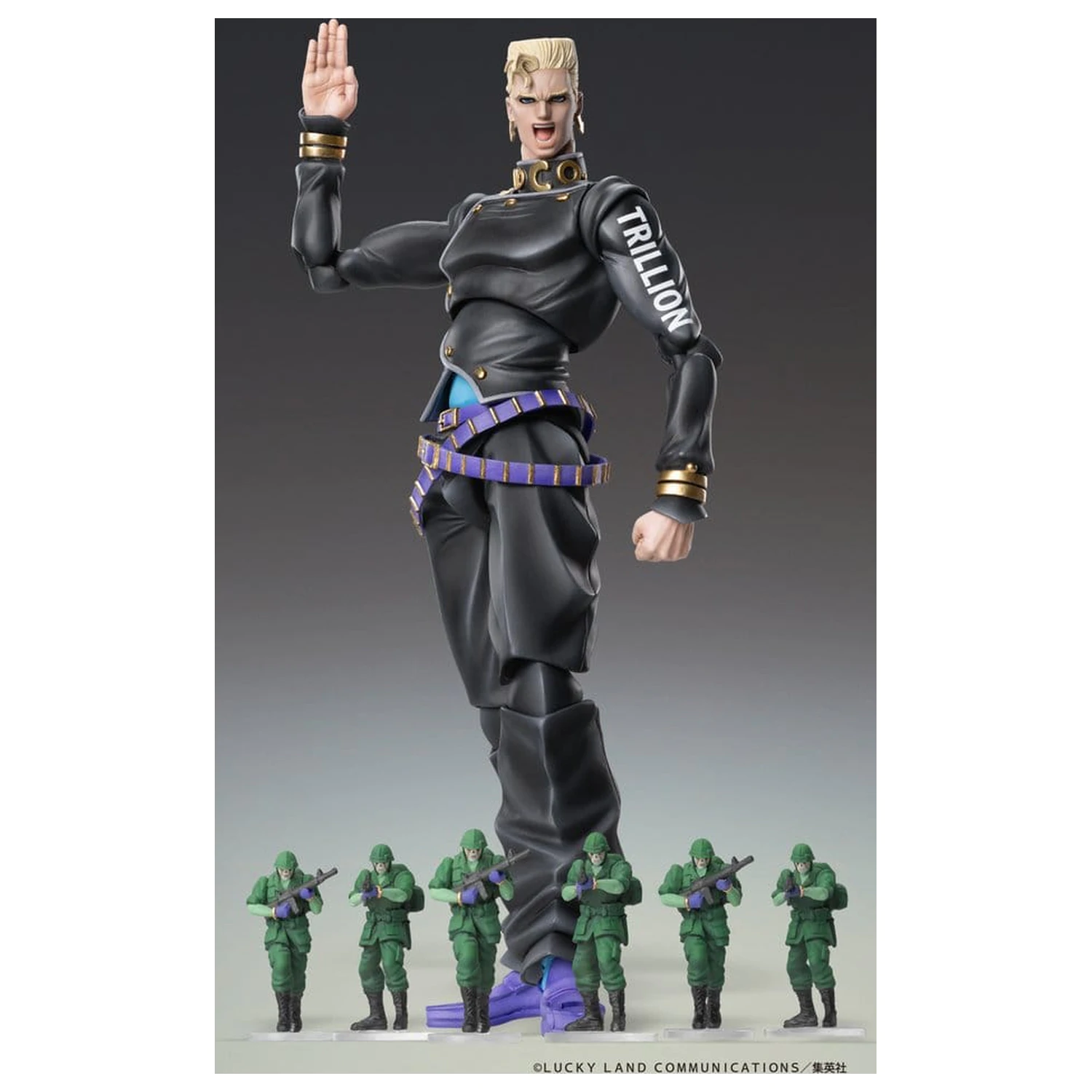 JoJo's Bizarre Adventure: Diamond Is Unbreakable Akcijska figura Chozokado Keicho Nijimura & Bad Company 17 cm fotografija izdelka