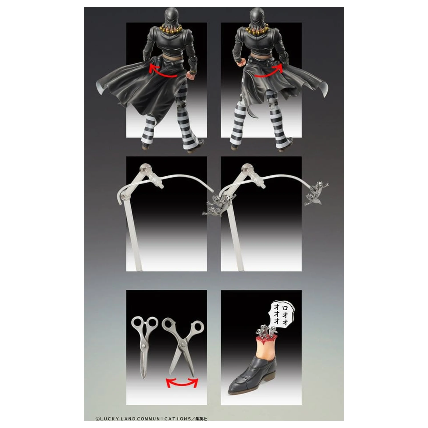 JoJo's Bizarre Adventure: Golden Wind akcijska figura Risotto Nero 16 cm fotografija izdelka