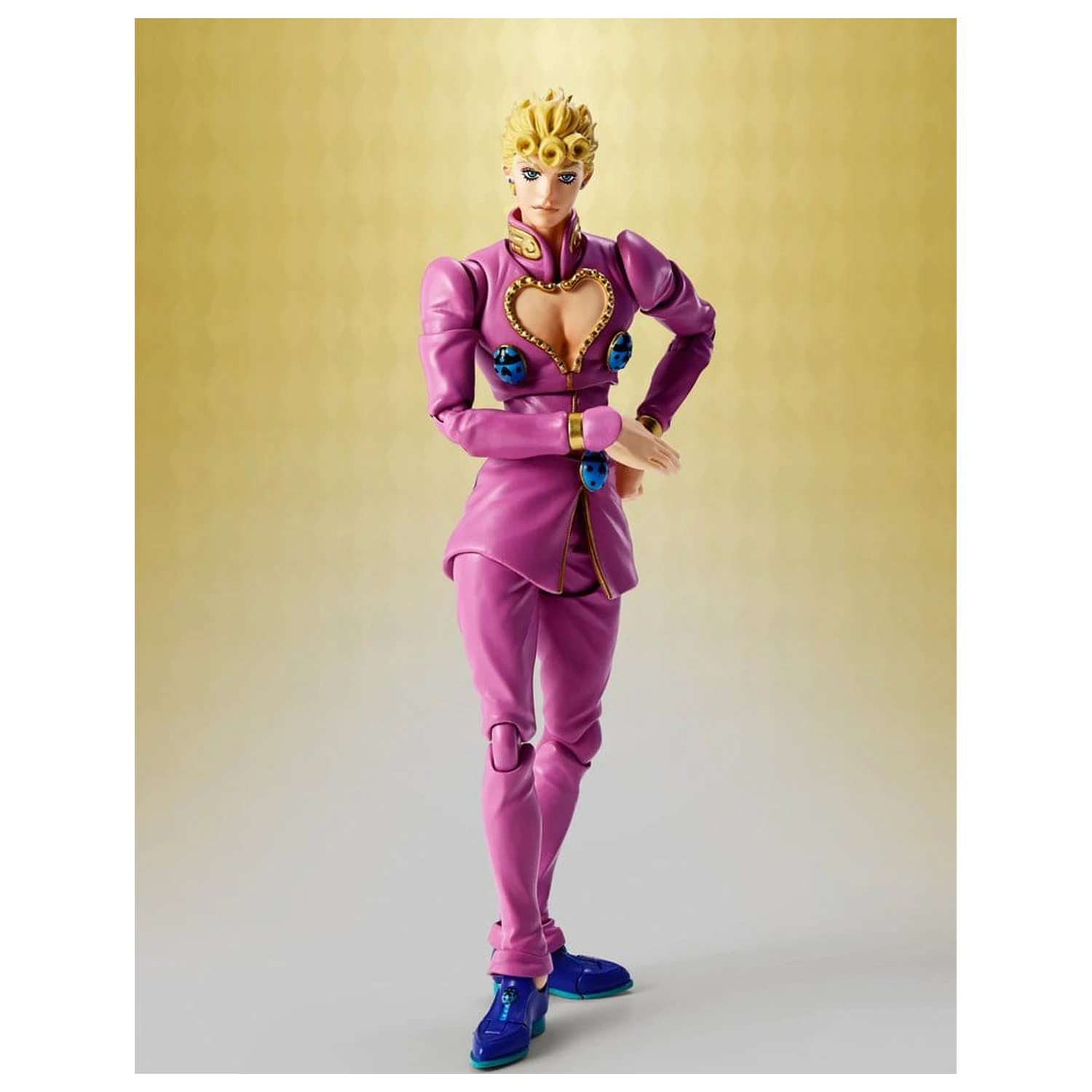 JoJo's Bizarre Adventure: Golden Wind S.H.Figuarts akcijska figura Giorno Giovanna 16 cm fotografija izdelka