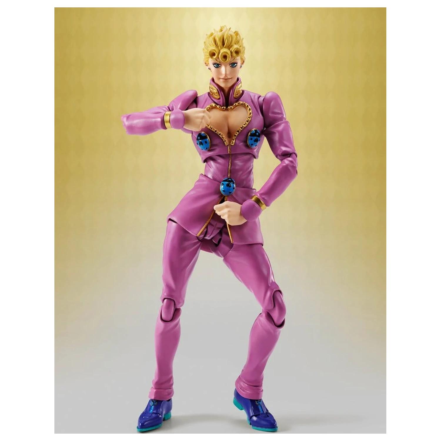 JoJo's Bizarre Adventure: Golden Wind S.H.Figuarts akcijska figura Giorno Giovanna 16 cm fotografija izdelka