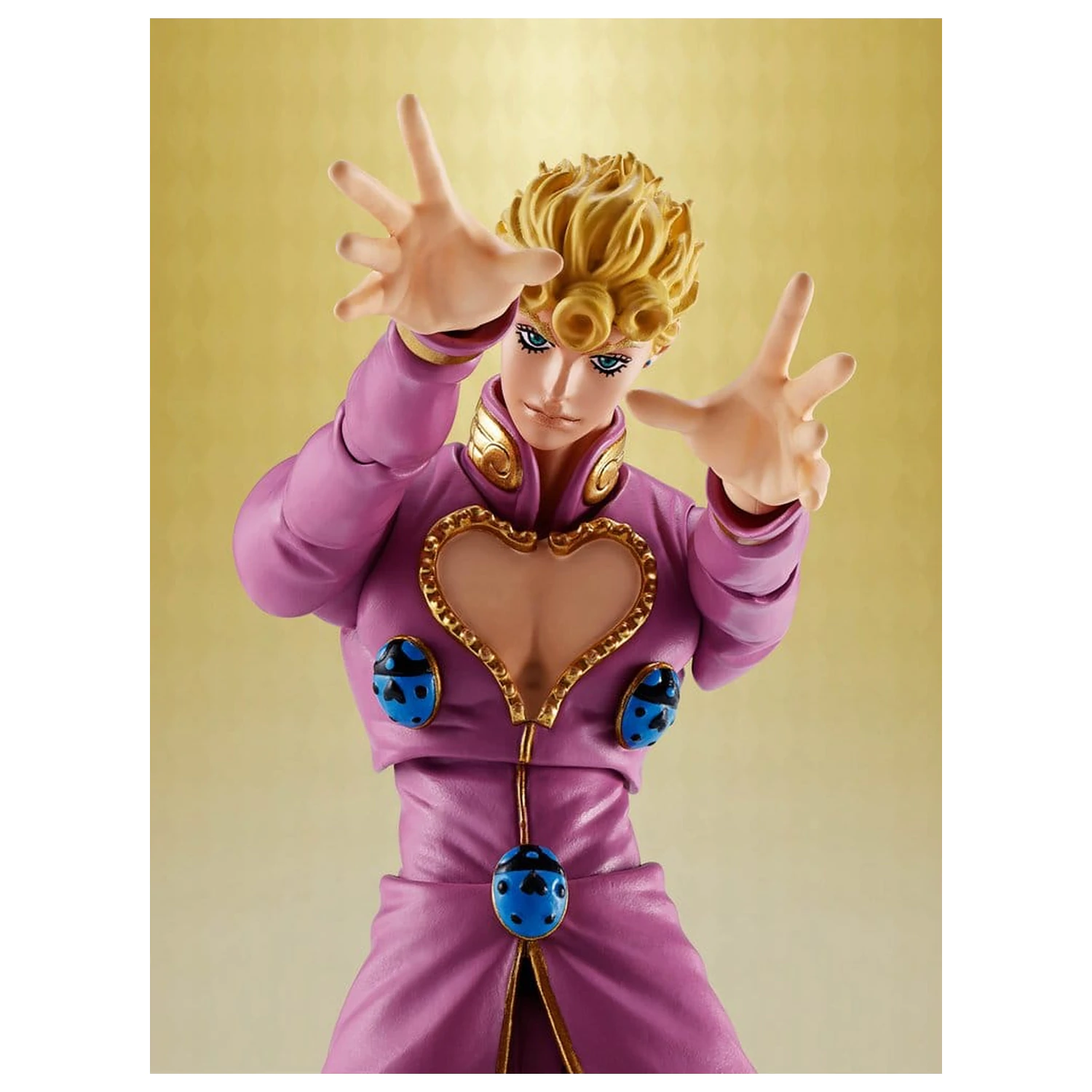 JoJo's Bizarre Adventure: Golden Wind S.H.Figuarts akcijska figura Giorno Giovanna 16 cm fotografija izdelka