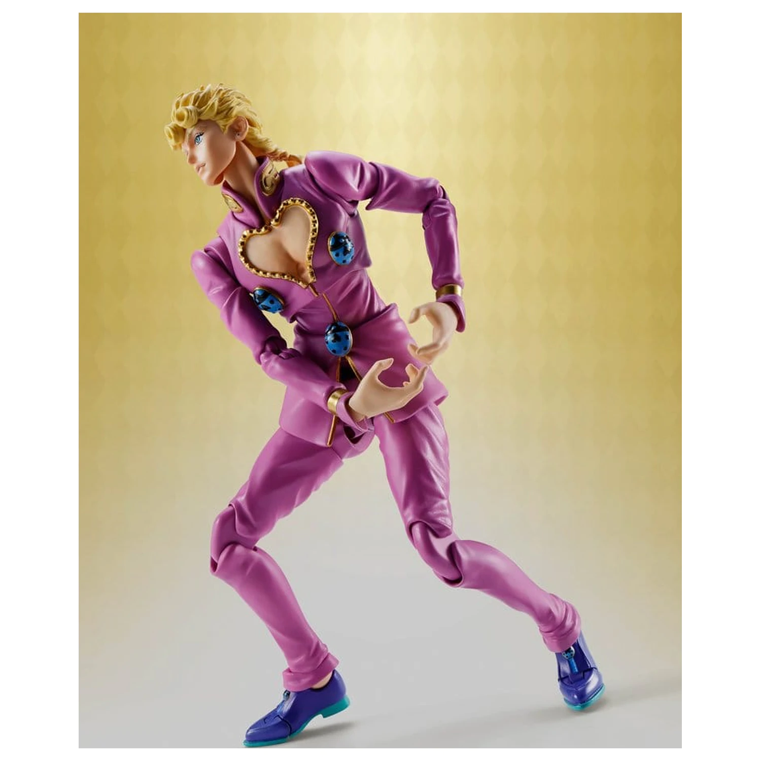 JoJo's Bizarre Adventure: Golden Wind S.H.Figuarts akcijska figura Giorno Giovanna 16 cm fotografija izdelka