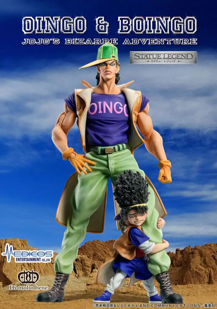 JoJo's Bizarre Adventure PVC Kip Legend Oingo & Boingo 19 cm fotografija izdelka