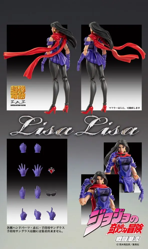 JoJo's Bizarre Adventure Part 2: Battle Tendency akcijska figura Chozokado (Lisa Lisa) 15 cm fotografija izdelka