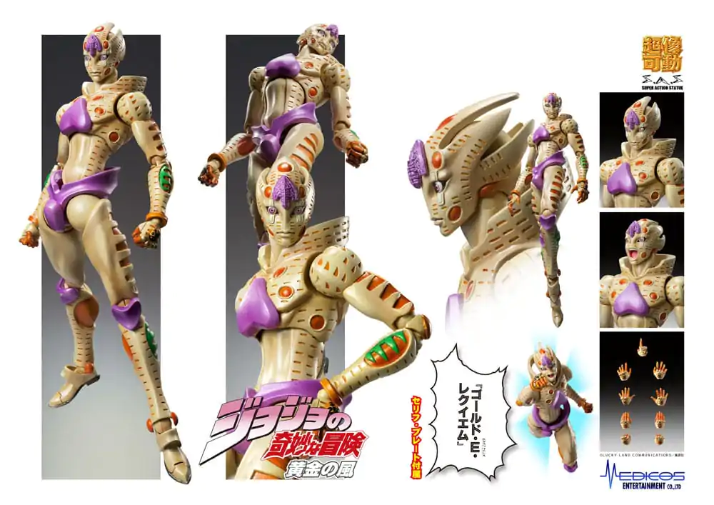 JoJo's Bizarre Adventure Part 5: Golden Wind Akcijska figura Chozokado G·E·R 16 cm fotografija izdelka