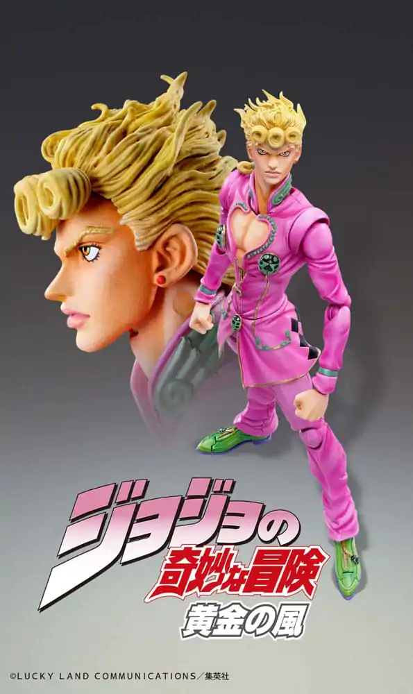 JoJo's Bizarre Adventure Part 5: Golden Wind akcijska figura Chozokado Giorno Giovanna (3rd-run) 15 cm fotografija izdelka