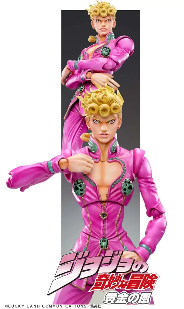 JoJo's Bizarre Adventure Part 5: Golden Wind akcijska figura Chozokado Giorno Giovanna (3rd-run) 15 cm fotografija izdelka