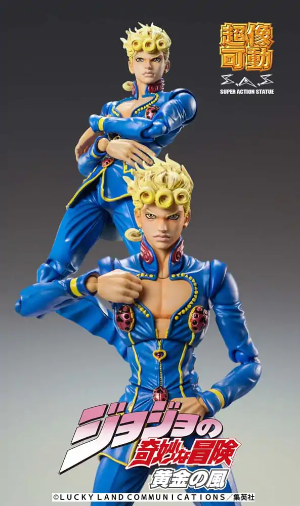 JoJo's Bizarre Adventure Part 5: Golden Wind Akcijska figura Chozokado Giorno Giovanna Second 15 cm fotografija izdelka