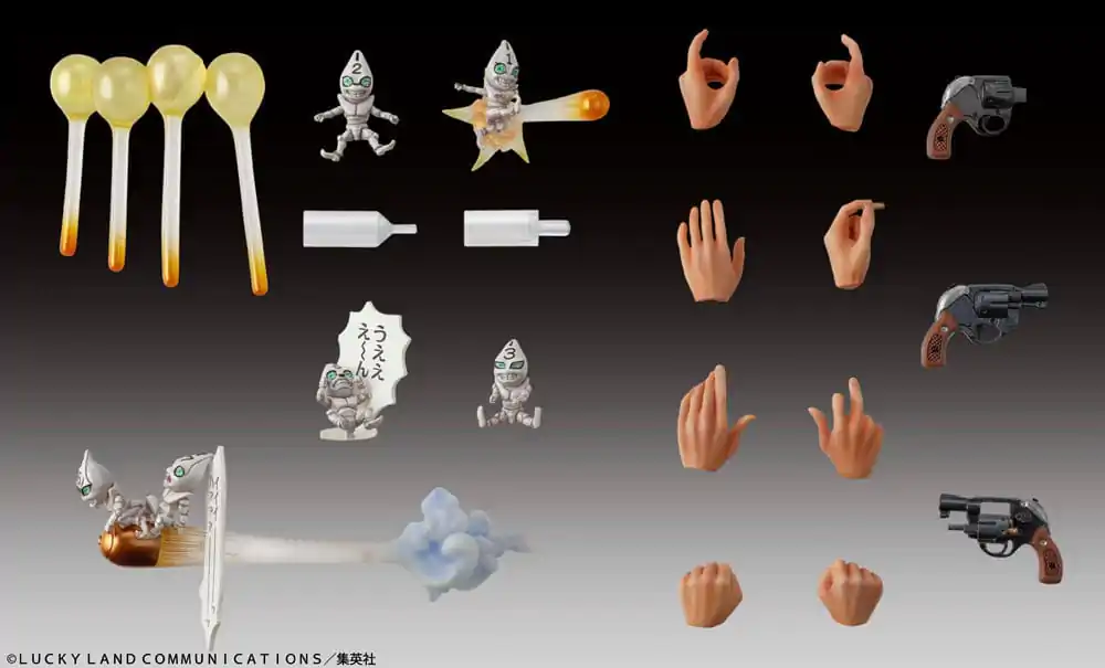 JoJo's Bizarre Adventure Part 5 Statue Legend PVC kip Chozokado Guido Mista & S P (re-run) 15 cm fotografija izdelka